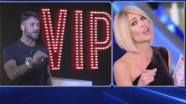 Grande fratello: lite tra Ilary Blasi e Fabrizio Corona