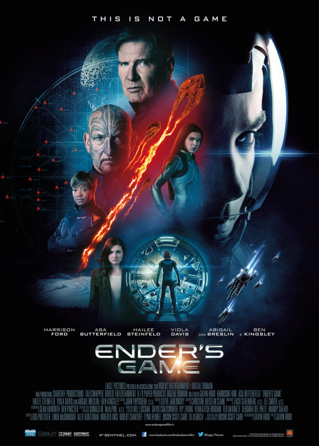 Ender's Game - nuovo poster in esclusiva del film con Harrison Ford e