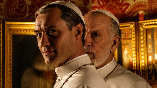 The New Pope: Jude Law e John Malkovich nella prima foto della nuova miniserie