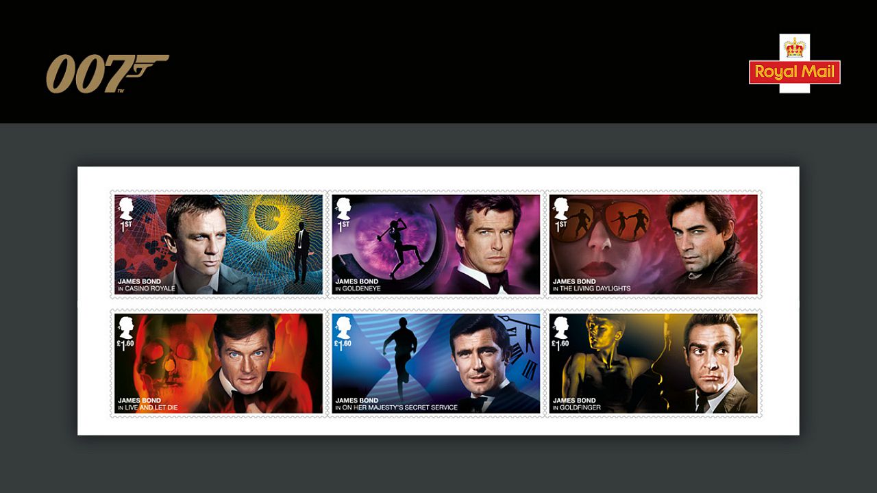 Aspettando No Time to Die, arrivano i francobolli di 007