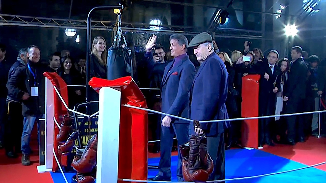Il Grande Match a Roma: l'intervista con Stallone e De Niro "a bordo ring"