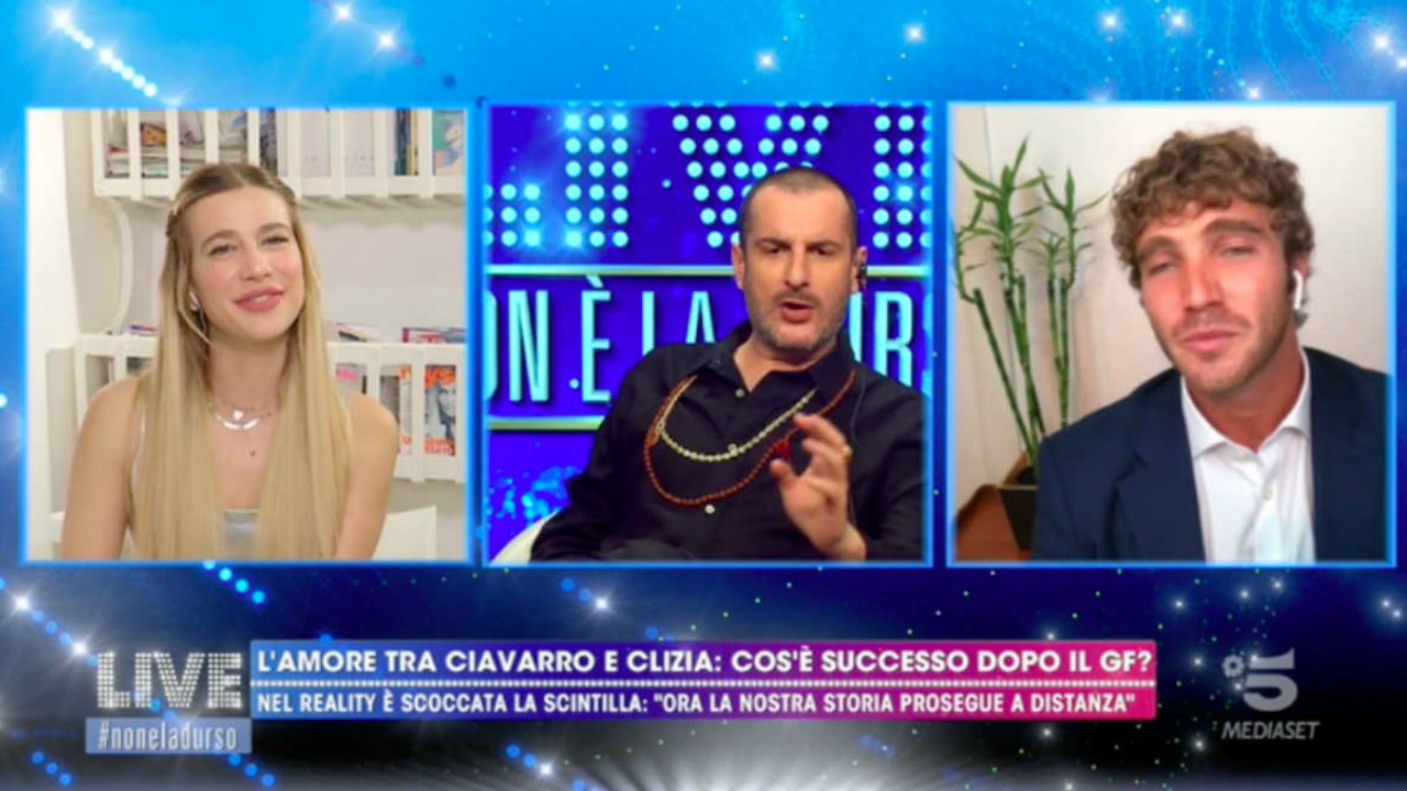 Live-Non è la d'Urso, Costantino Della Gherardesca a Paolo Ciavarro: "Stai attento a Clizia Incorvaia"