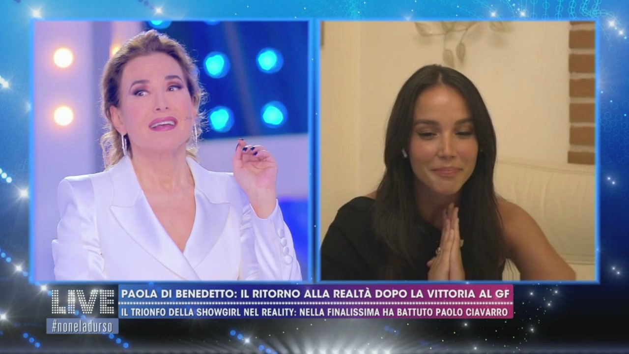 Live-Non è la d'Urso, Paola Di Benedetto in crisi con Federico Rossi?: "Quarto mese di separazione, è dura", video