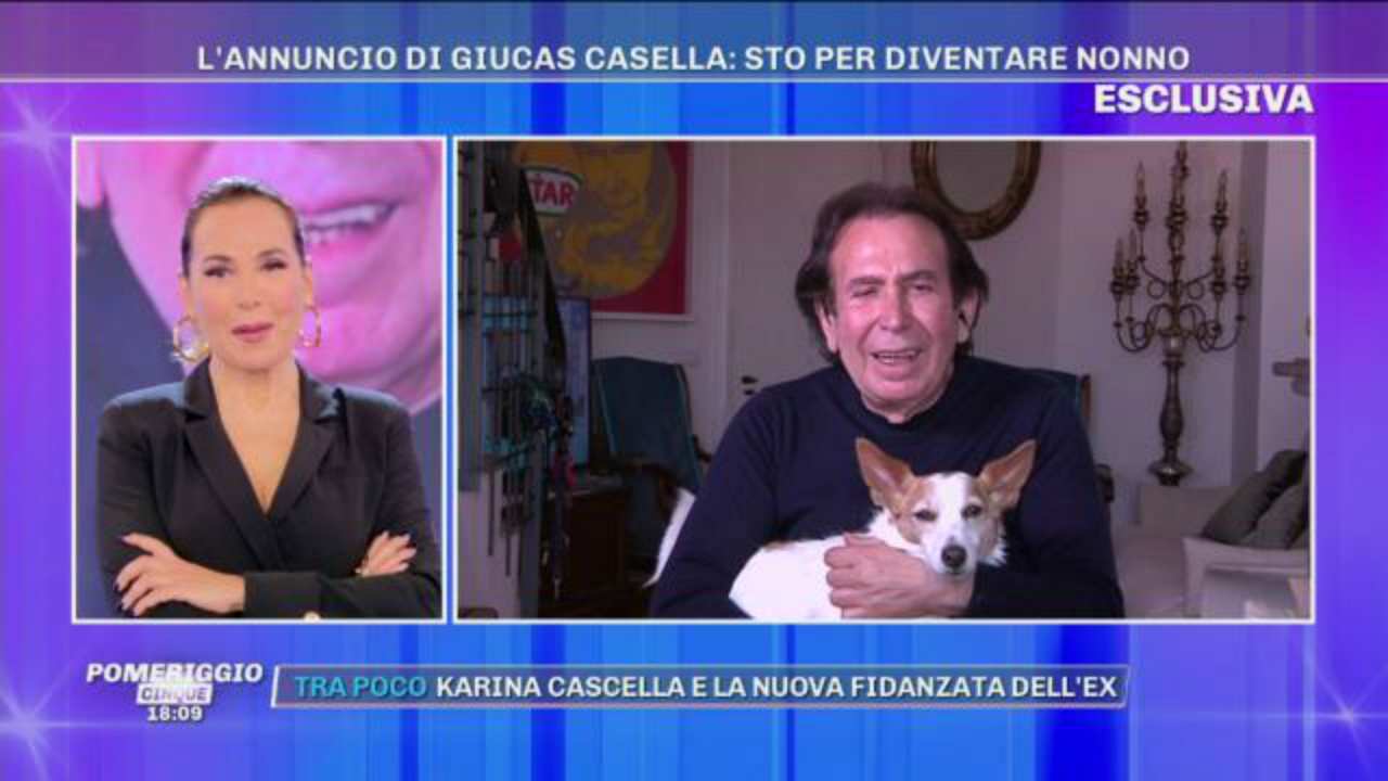 Pomeriggio 5, Giucas Caselle piange a dirotto da Barbara d'Urso: "Ho passato un brutto momento"