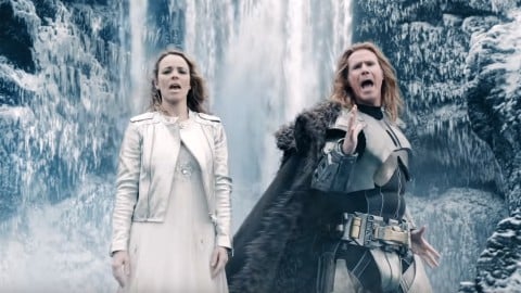 Will Ferrell e Rachel McAdams nel video di Volcano Man da Eurovision Song Contest The Story of Fire Saga!
