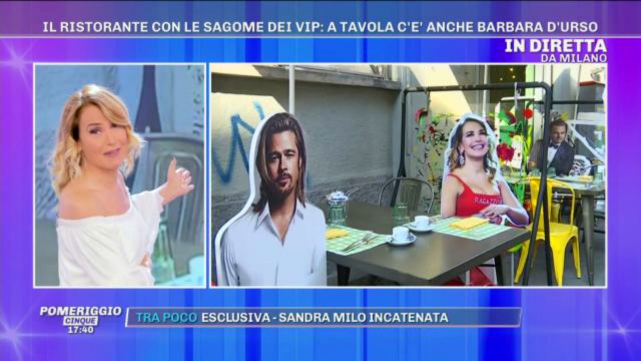 Barbara d'Urso momento di confusione: spuntano Brad Pitt e Chiara Ferragni