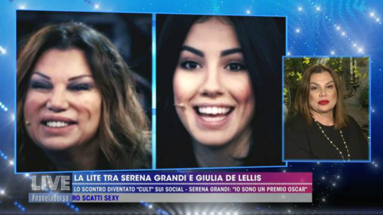 Live - Non è la d'Urso, Serena Grandi al vetriolo su Giulia De Lellis: "Vedo solo gente senza arte né parte"