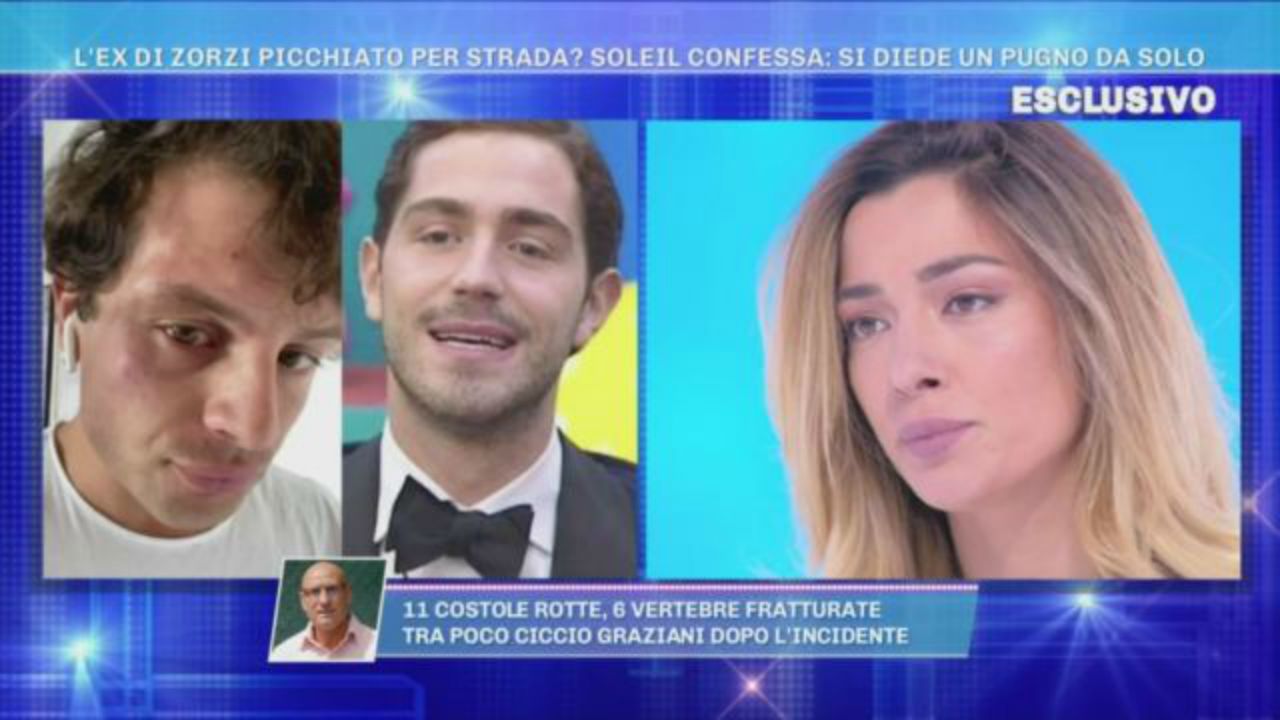 Domenica Live, Soleil Sorge confessa i dubbi sull'aggressione omofoba a Iconize
