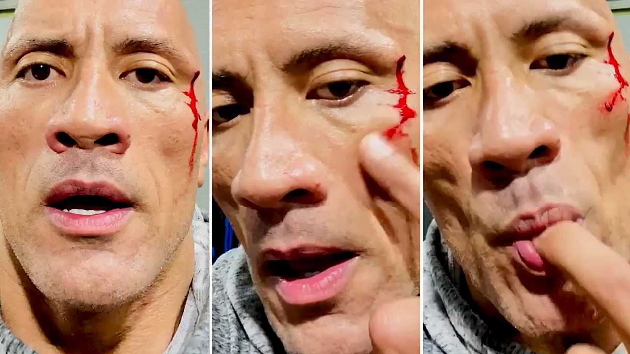 Dwayne Johnson si ferisce in palestra e assaggia il suo sangue: "Sa di tequila"
