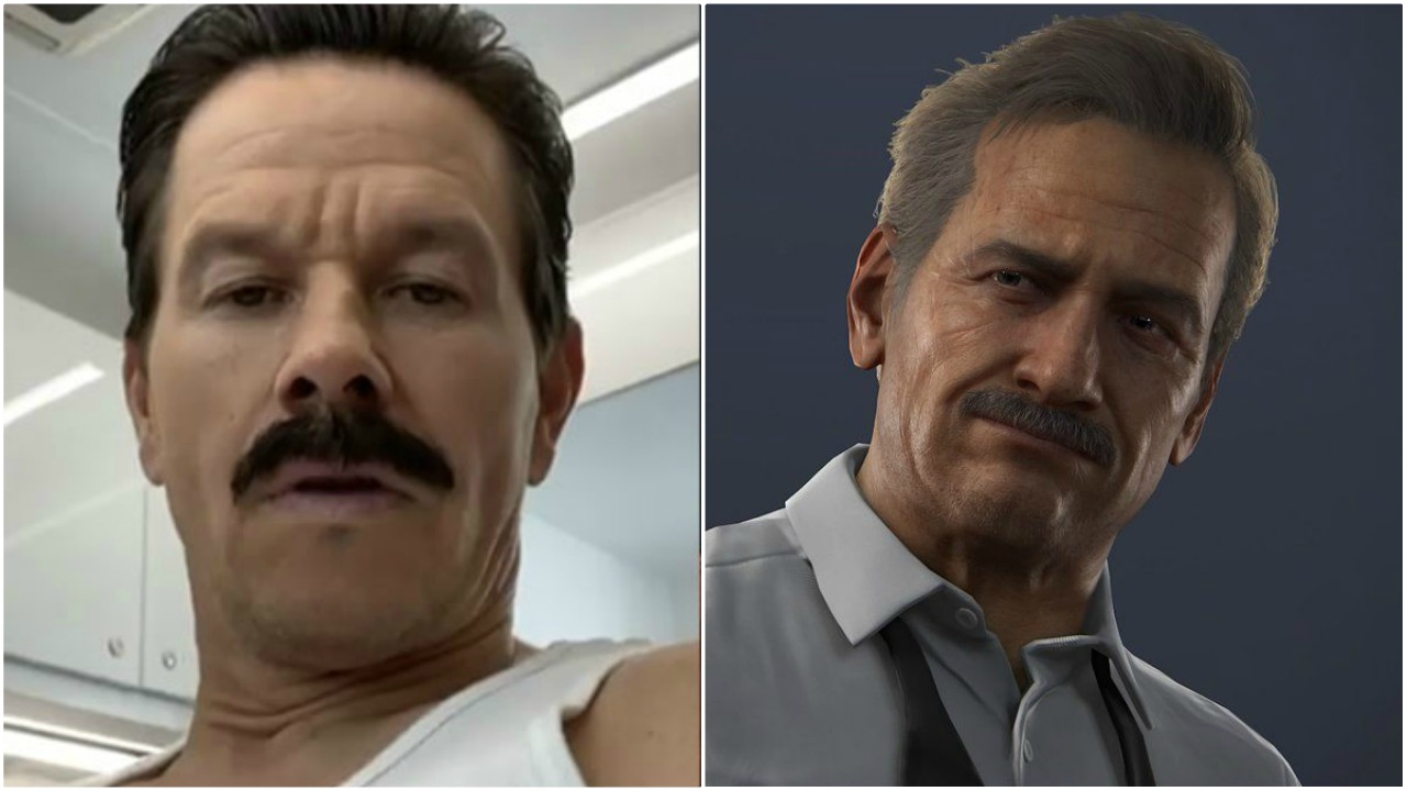 Uncharted: Mark Wahlberg si mostra con la faccia di Sully