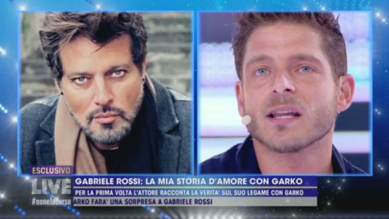 Live-Non è la d'Urso, Gabriele Rossi rompe il silenzio sull'ex Gabriel Garko: "Siamo stati amanti, poi..."