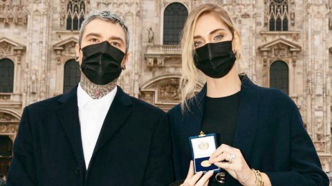 Fedez e Chiara Ferragni premiati con l'Ambrogino d'oro dalla città di Milano