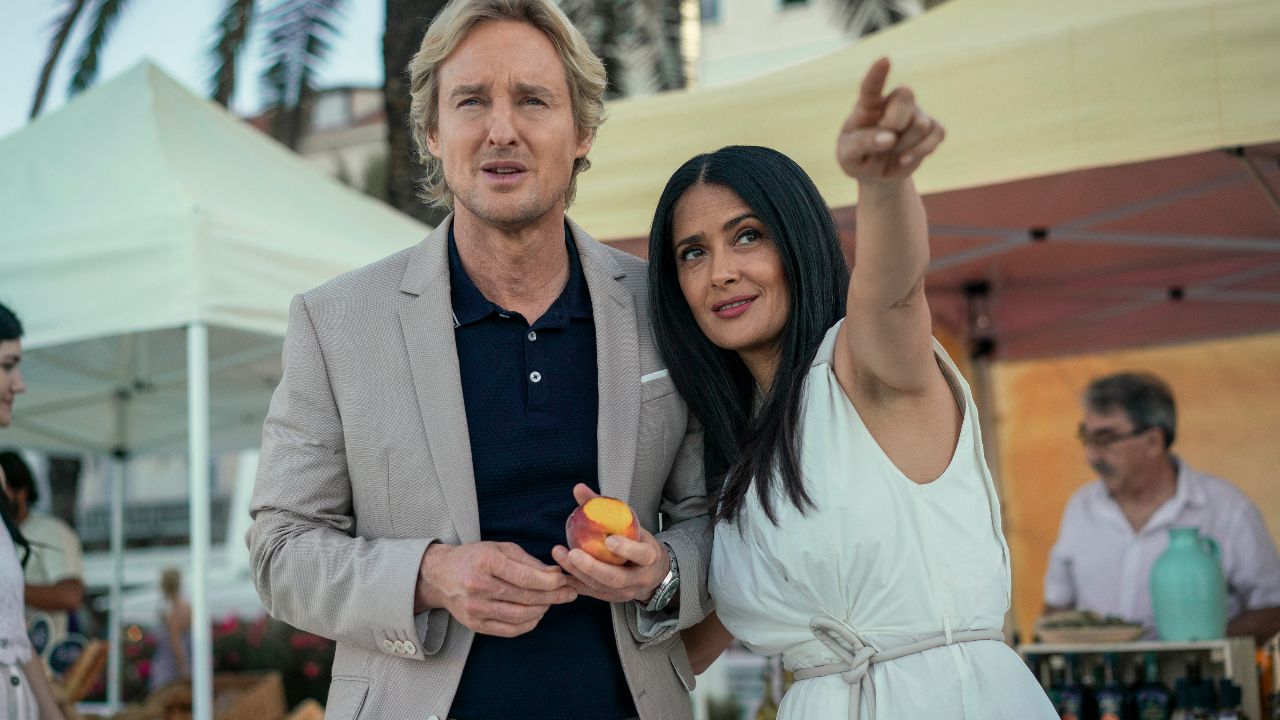 Owen Wilson e Salma Hayek nel primo trailer di Bliss, nuovo film targato Amazon Prime Video