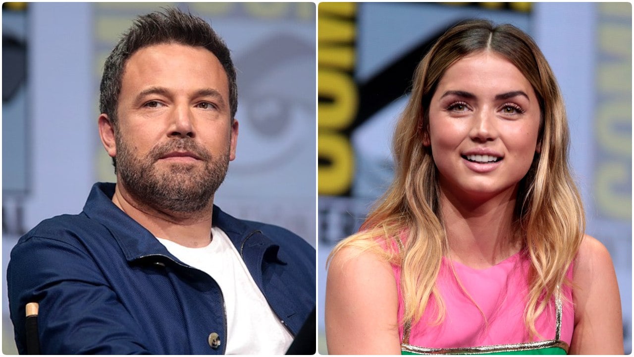 Ben Affleck e Ana de Armas si lasciano e un'immagine di lei a grandezza naturale finisce nell'immondizia