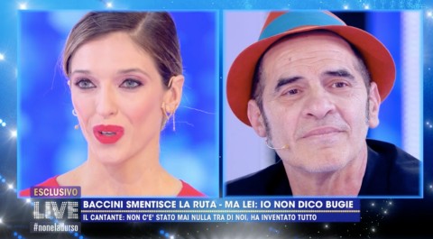 Grande Fratello Vip, è scontro ta Guenda Goria e Francesco Baccini a Live-Non è la d'Urso (VIDEO)