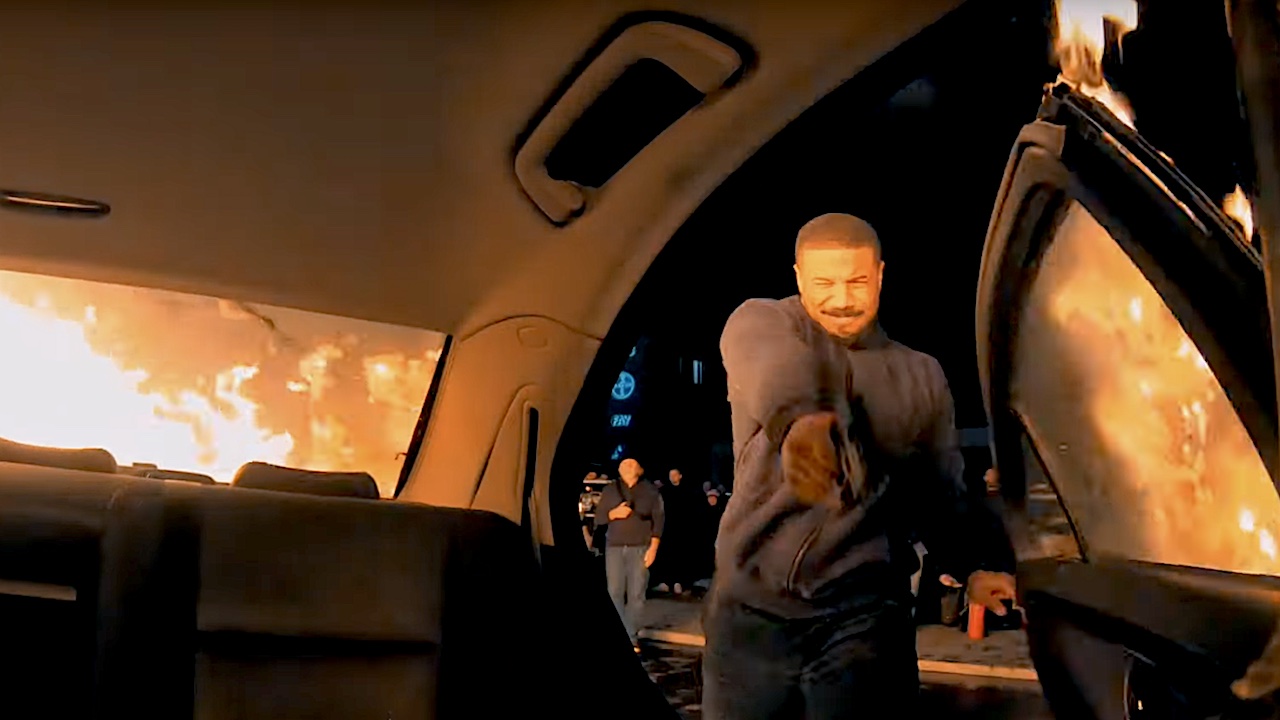 Senza rimorso: lo stunt pazzesco di Michael B. Jordan in un'auto in fiamme