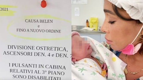 Belen Rodriguez travolta dalla polemica: ospedale blindato per la nascita di Luna Marì