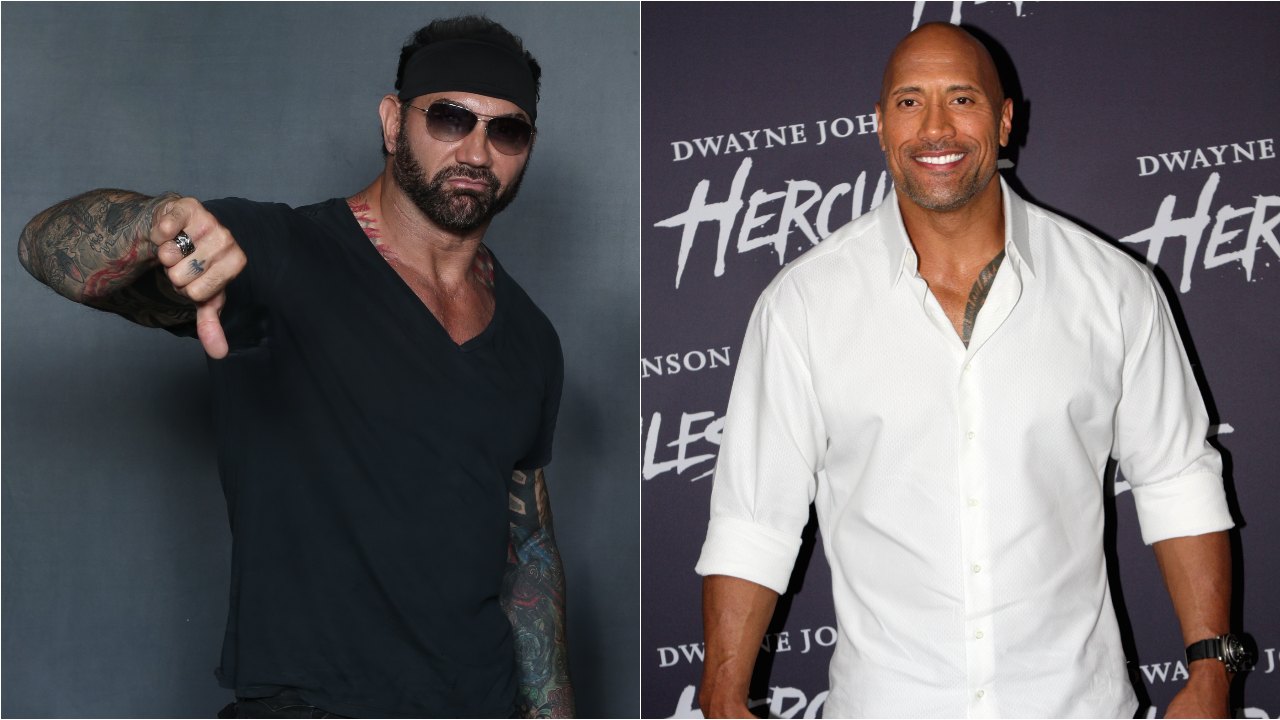 Dave Bautista, confuso con Dwayne Johnson, ci resta male e risponde ai fan