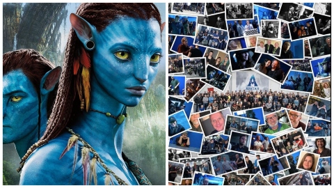 Avatar 2: tante piccole foto dal set in un maxi collage