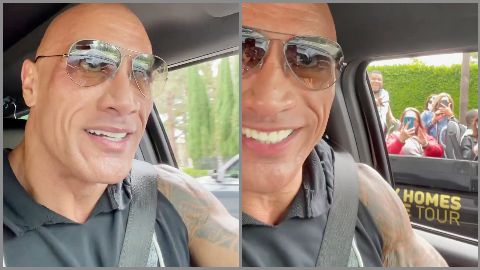 Dwayne Johnson sorprende i turisti in un divertente video 