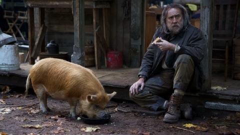 Pig: Nicolas Cage alla ricerca del suo amato maiale rapito nel trailer italiano del film