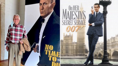 Bond una volta, Bond per sempre: l'82enne George Lazenby va al cinema a vedere No Time to Die