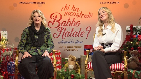Chi ha incastrato Babbo Natale?: video intervista con Diletta Leotta e Angela Finocchiaro