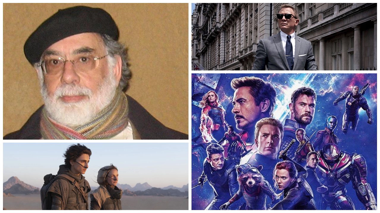 Francis Ford Coppola contro i film Marvel, Dune e No Time To Die: "È sempre lo stesso film"