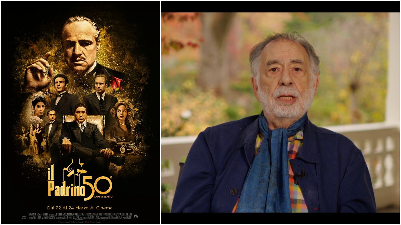 Francis Ford Coppola annuncia l'uscita del Padrino 50° anniversario: guarda  il video