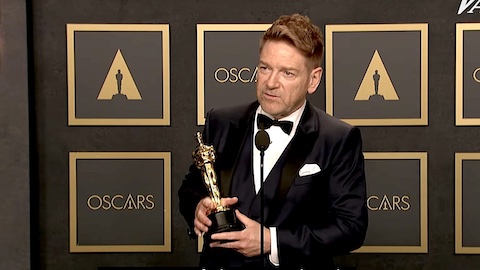 Primo Oscar in carriera per Kenneth Branagh a 32 anni dalla prima nomination