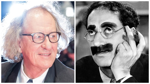 Raised Eyebrows: Geoffrey Rush ci presenta il suo Groucho Marx