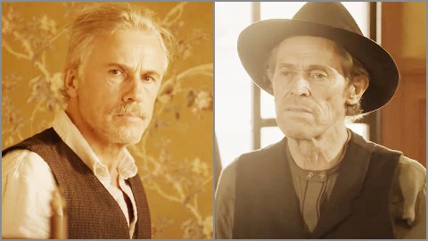 Christoph Waltz e Willem Dafoe nel trailer di Dead for a Dollar, fuori concorso al Festival di Venezia