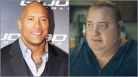 Dwayne Johnson festeggia l'amico Brendan Fraser acclamato a Venezia per The Whale