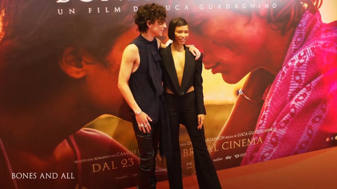 Bones and All: Il video saluto di Taylor Russell e Timothée Chalamet al  pubblico italiano