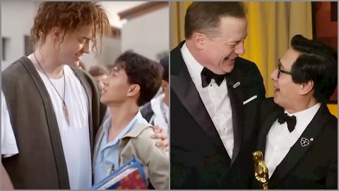 Oscar 2023, Brendan Fraser e Ke Huy Quan si erano già incontrati in un film