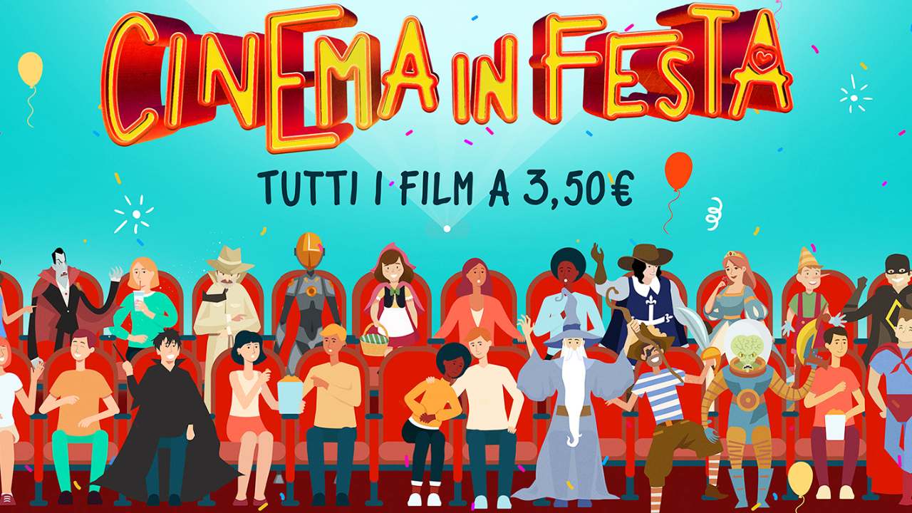 Cinema in Festa a giugno torna il biglietto a prezzo stracciato