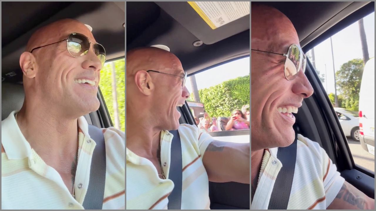 Dwayne Johnson continues to amaze with excursions, new video