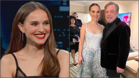 Star Wars, Natalie Portman dopo l'incontro con Mark Hamill ai Golden Globes: "Ecco qual è stata la cosa più bella"