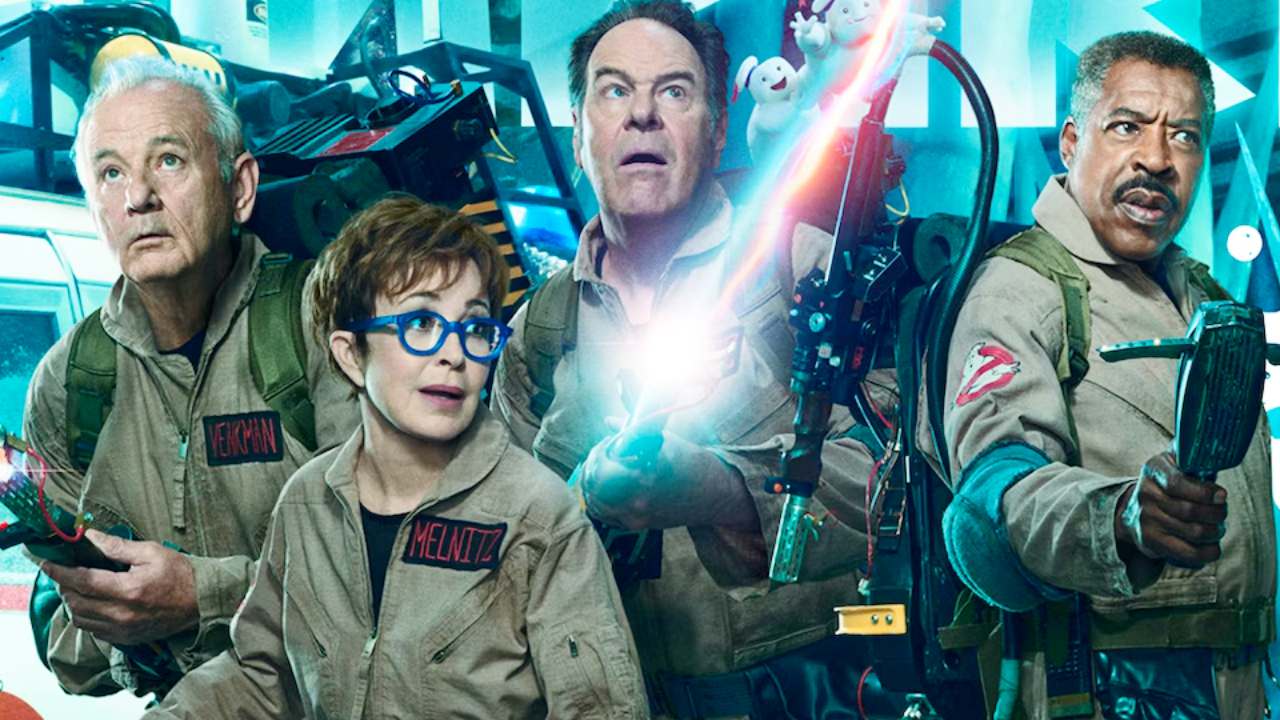 Ghostbusters Minaccia Glaciale, un poster con i vecchi personaggi