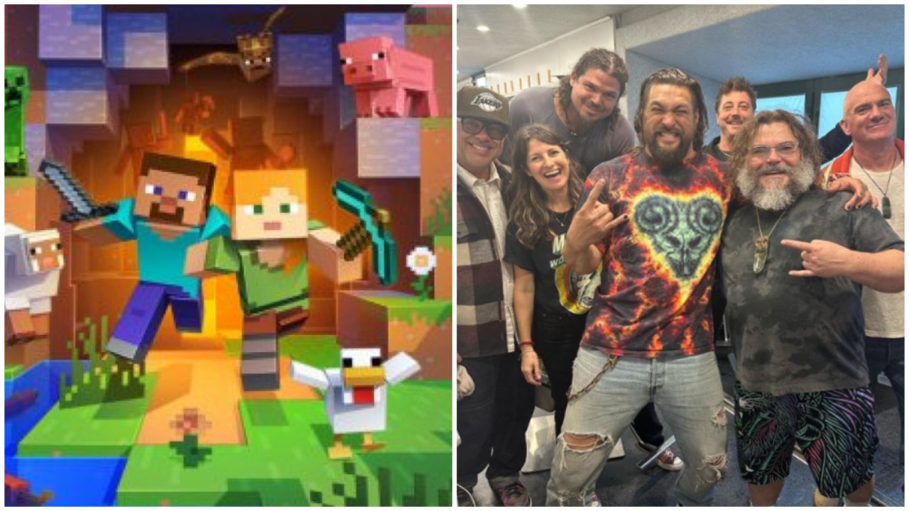 Minecraft, Jason Momoa celebra la fine delle riprese donando 50.000 dollari in beneficenza