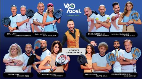 Vip4Padel: al via il nuovo talent sportivo condotto da Anthony Peth