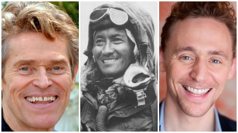 Tenzing: Willem Dafoe e Tom Hiddelston insieme in un biopic sul primo uomo che raggiunse la vetta dell'Everest