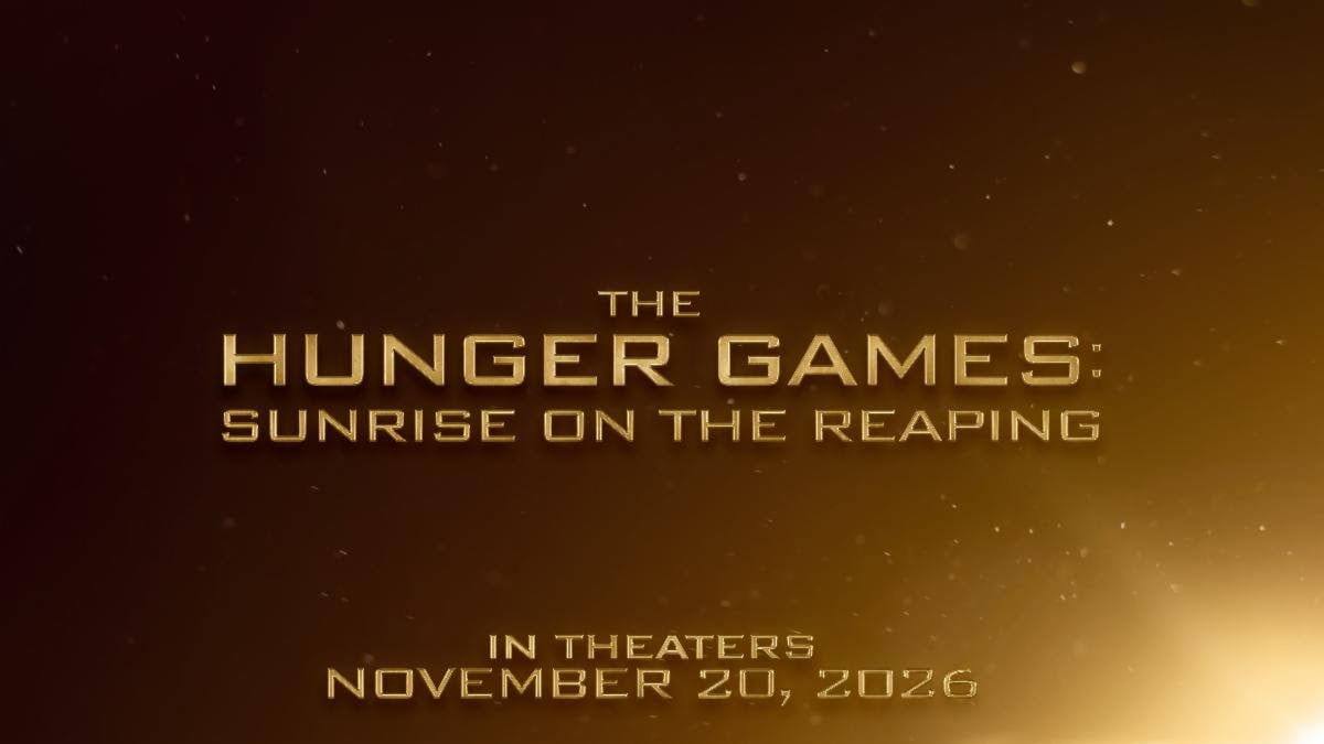 Hunger Games   Sunrise of the Reaping: la Lionsgate annuncia il film dal nuovo romanzo di Suzanne Collins per il 2026!