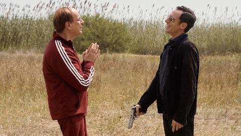 Iddu, l'ultimo padrino: video intervista con Elio Germano e Toni Servillo 