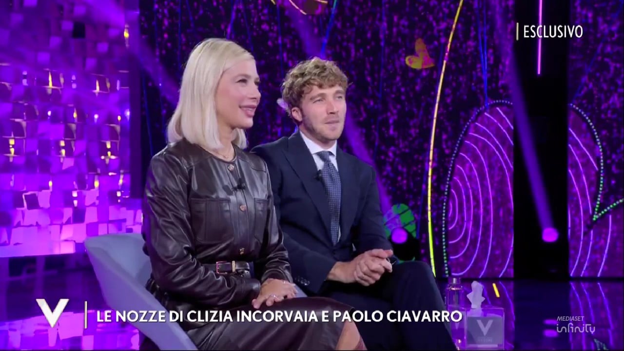 Clizia Incorvaia e Paolo Ciavarro a Verissimo: "Il nostro matrimonio da sogno" [VIDEO]