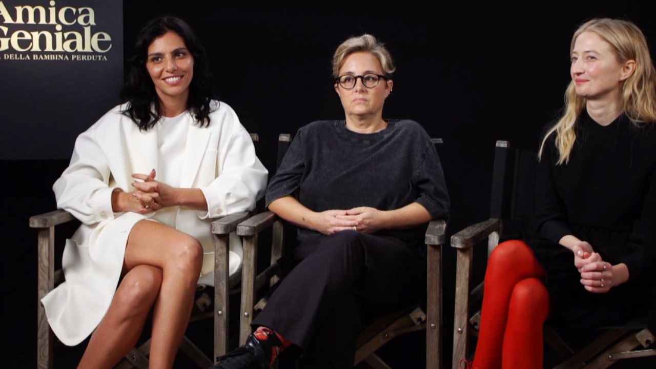 L'amica geniale - Storia della bambina perduta: Intervista a Alba Rohrwacher e Irene Maiorino e alla regista Laura Bispuri