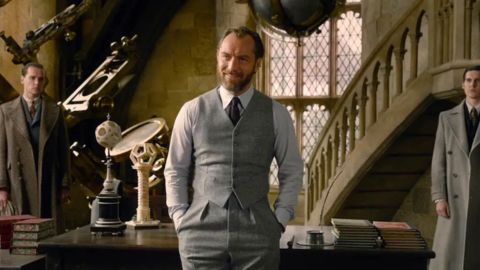 Animali fantastici, Jude Law ha scritto una battuta di Silente finita poi nel franchise