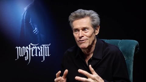 Nosferatu, intervista con Willem Dafoe: "La TV racconta storie, il cinema fa molto di più"