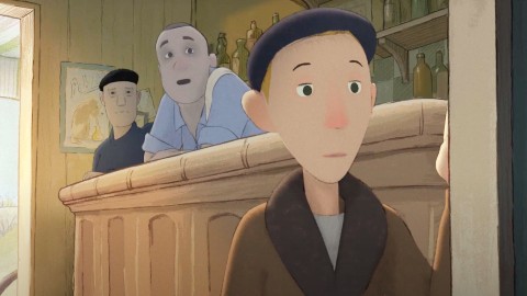 Una barca in giardino, una scena in italiano del film di animazione di Jean-François Laguionie