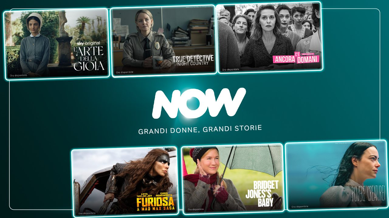 La Giornata Internazionale della Donna su NOW, le donne forti tra cinema e serie tv